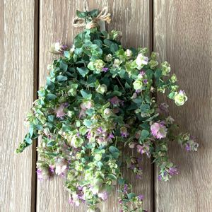 ラベンダー,オレガノ ケントビューティー,アナベル,スワッグ,庭の花の画像