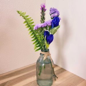 スターチス,リアトリス,リンドウ,タマシダ,切り花の画像