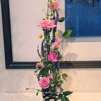 アスター,カーネーション,スカビオサ,トサミズキ,テッセンの画像