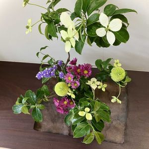 生け花,フラワアレンジメントの画像