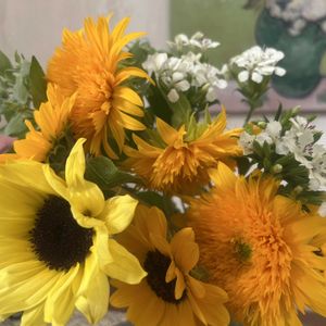 切り花,リビング,花のある暮らし,いただきもの,切り花を楽しむの画像