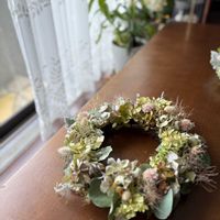 ドライフラワー リースの画像