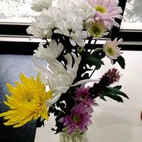 キク,リアトリス,スプレーマム,仏壇の供花,横浜の家の画像