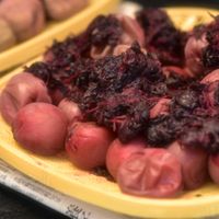 シソ,イチジク,赤紫蘇,自家製梅干し,自家製梅干しの画像