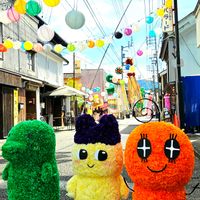 オクラ,内子笹まつり,まめっち,キッくん、,モリゾー※の画像