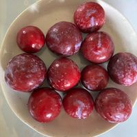 スモモ,完熟,果樹の恵みの画像