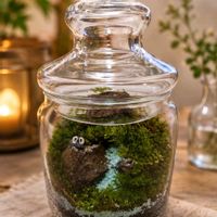 苔のテラリウム,苔テラリウム,初めての苔テラリウム,苔テラリウムに挑戦の画像