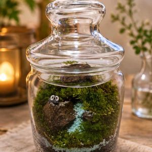 苔のテラリウム,苔テラリウム,初めての苔テラリウム,苔テラリウムに挑戦の画像