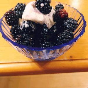 ブラックベリー,果実,花壇,北海道,晩夏の画像