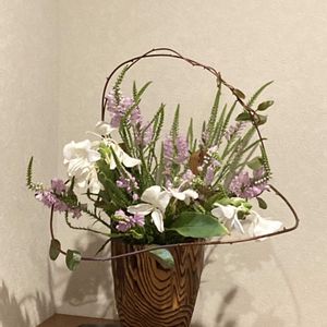 季節の花,花のある暮らし,小さな庭,玄関内側の画像