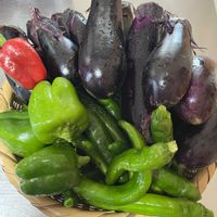 ピーマン,茄子,万願寺とうがらし,坊ちゃんカボチャ,朝どり野菜の画像