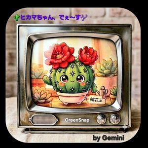 サボテン,緋花玉,ダイソー,植物男子ベランダー,さぼてんの画像