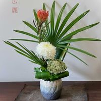 フラワーアレンジメント,生け花の画像