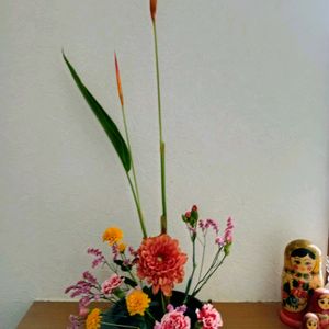 いけばな,生け花,玄関のいけばな,お家でいけばな,お家いけばなの画像
