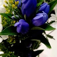 カーネーション,キク,リンドウ,スプレーマム,仏壇の供花の画像