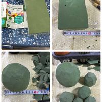 ユキノシタ,苔（苔玉）,苔玉,DIY,室内の画像