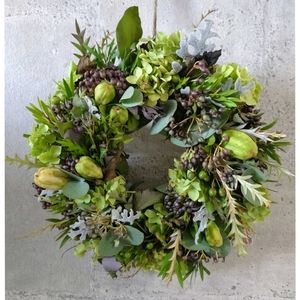 リース,カラーリーフ,花のある暮らしの画像