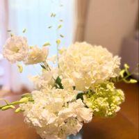 トルコキキョウ,アナベル,デンファレ,花束！,リビング・ダイニングの画像