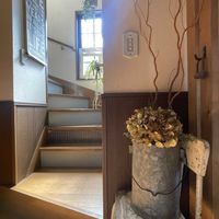 パンパスグラス,雲龍柳,玄関インテリア,玄関内側の画像