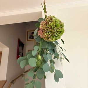 紫陽花,ユーカリ ポポラス,ドライフラワーの画像