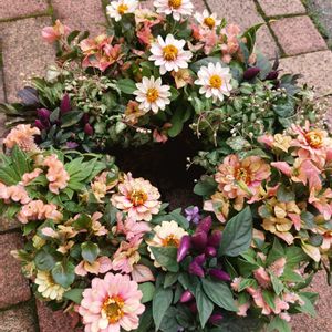 リース,ギャザリング寄せ植え,ギャザリング,カゴ寄せ,チーム愛知の画像