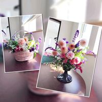 サルビア,ダンギク,秋の花,手作り雑貨, フラワーアレンジの画像