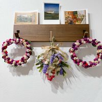 ハナカンザシ,ユーカリ,千日紅（せんにちこう）,リース,スワッグの画像