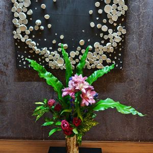 生け花,ホテルの花の画像