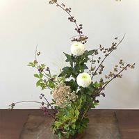 フラワーアレンジメント,生け花の画像