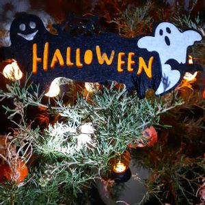 グレビレア,100均,ライトアップ,ハロウィン月間,ダークハロウィンの画像