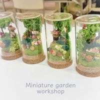どんぐり,ドングリの実,ワークショップ作品,くるみ*さんのボトルガーデン,木の実の画像