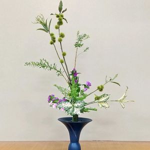 ナデシコ,ユキヤナギ,リンドウ,タマシダ,丸葉ルスカスの画像