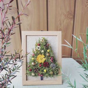 クリスマス,ドライフラワー,フラワーアレンジメント,花のある暮らし,ドライフラワーアレンジの画像